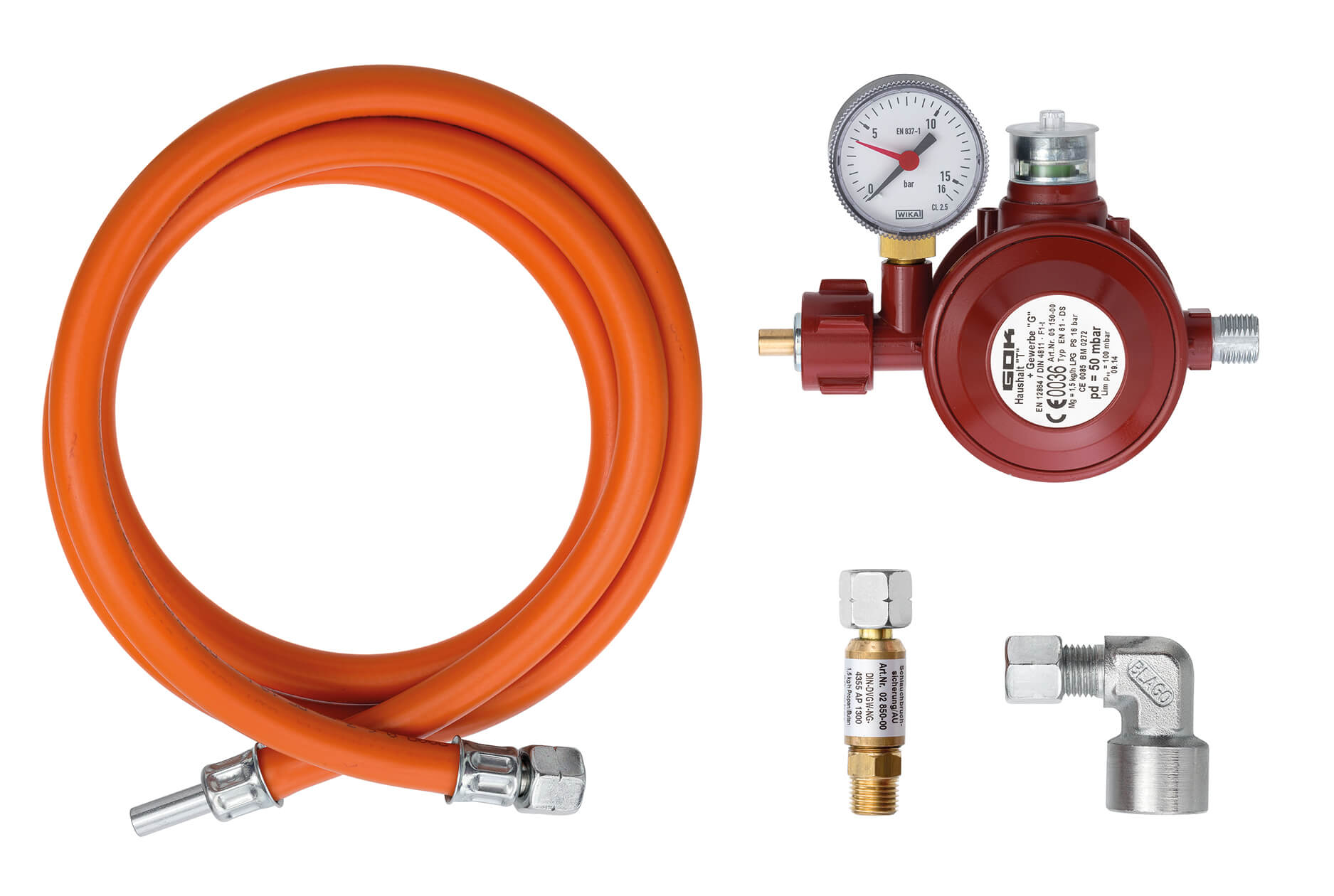 Bartscher 500180 Gasanschluss-Set GW-AI Bartscher 500180 Gasanschluss-Set GW-AI