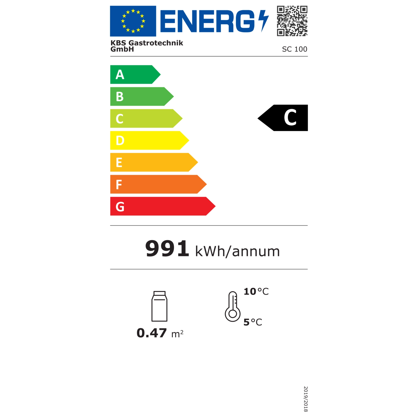 KBS 9160101 Energielabel    KBS 9160101 Energielabel