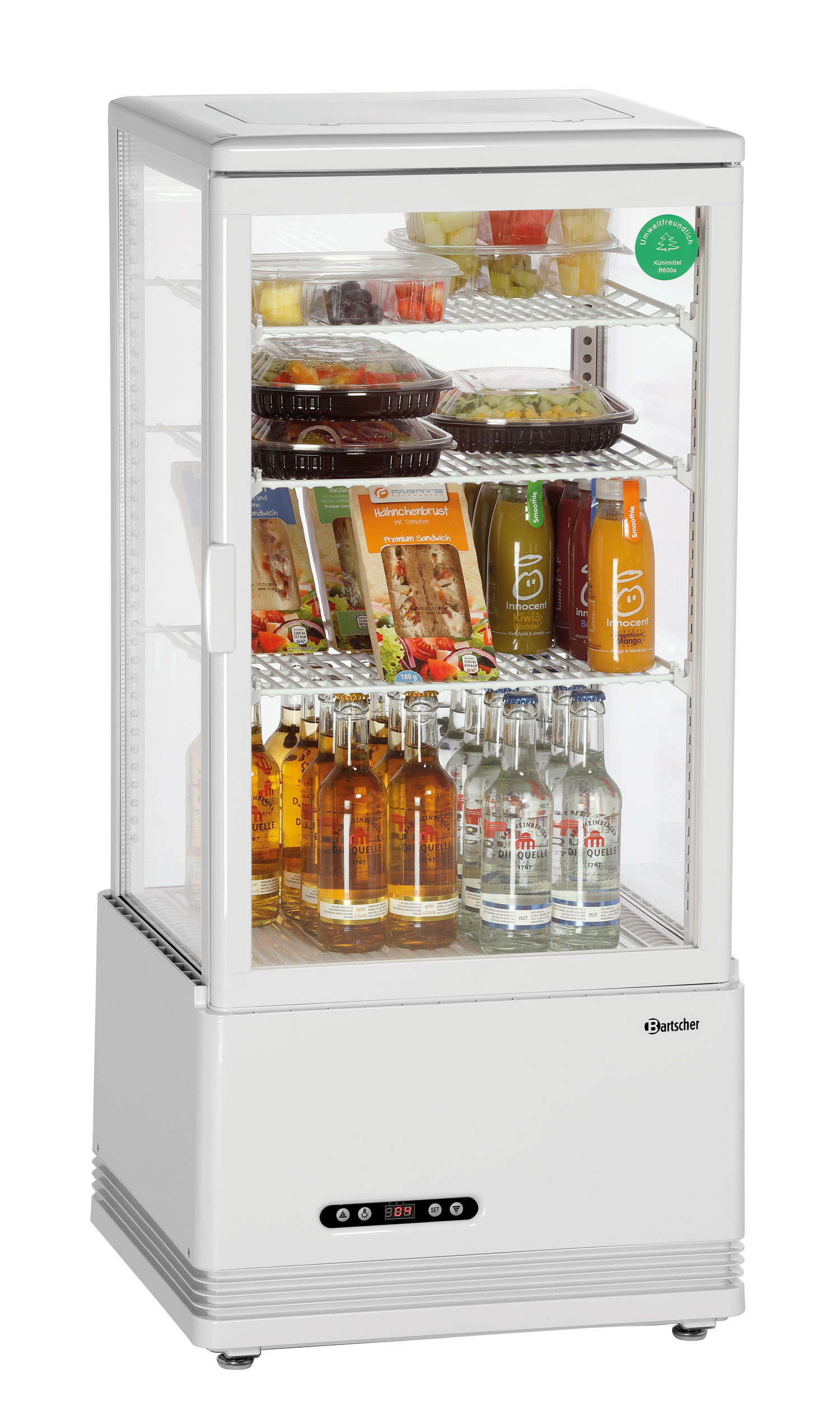 Bartscher Mini Kühlvitrine 78 Liter WE/L