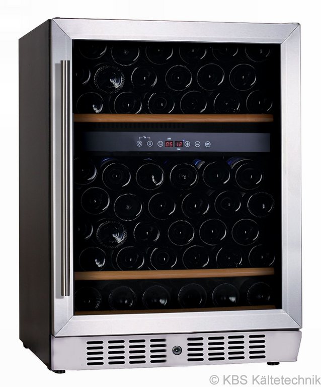 KBS Weinkühlschrank 2 Temperaturzonen Vino 162, unterbaufähig
