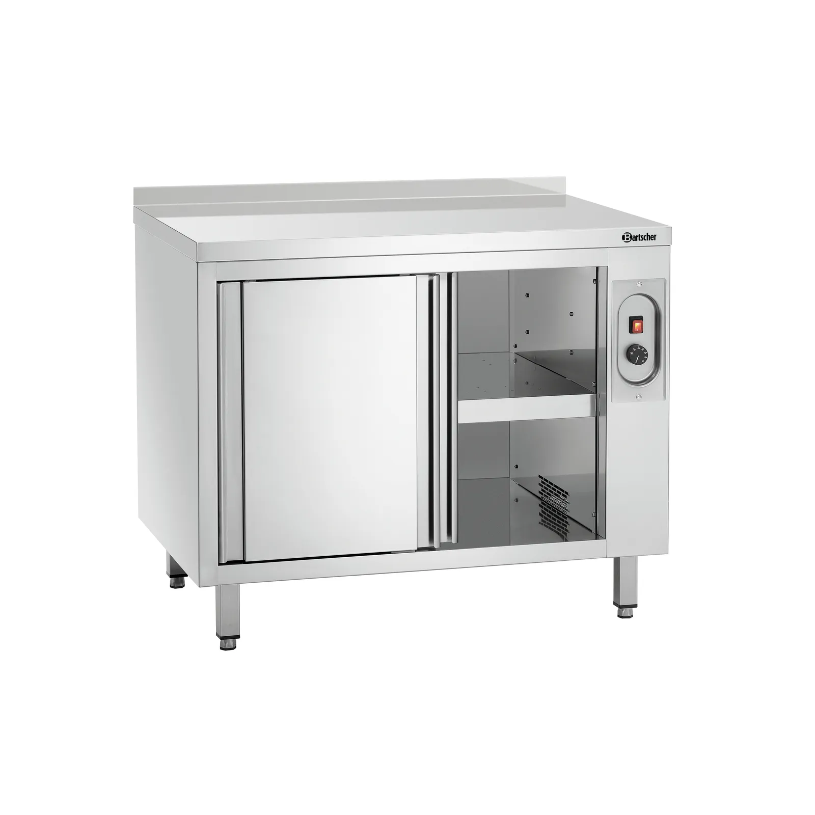 Bartscher 348107 Wärmeschrank 700 B1000 MA Ansicht Komplett geöffnet