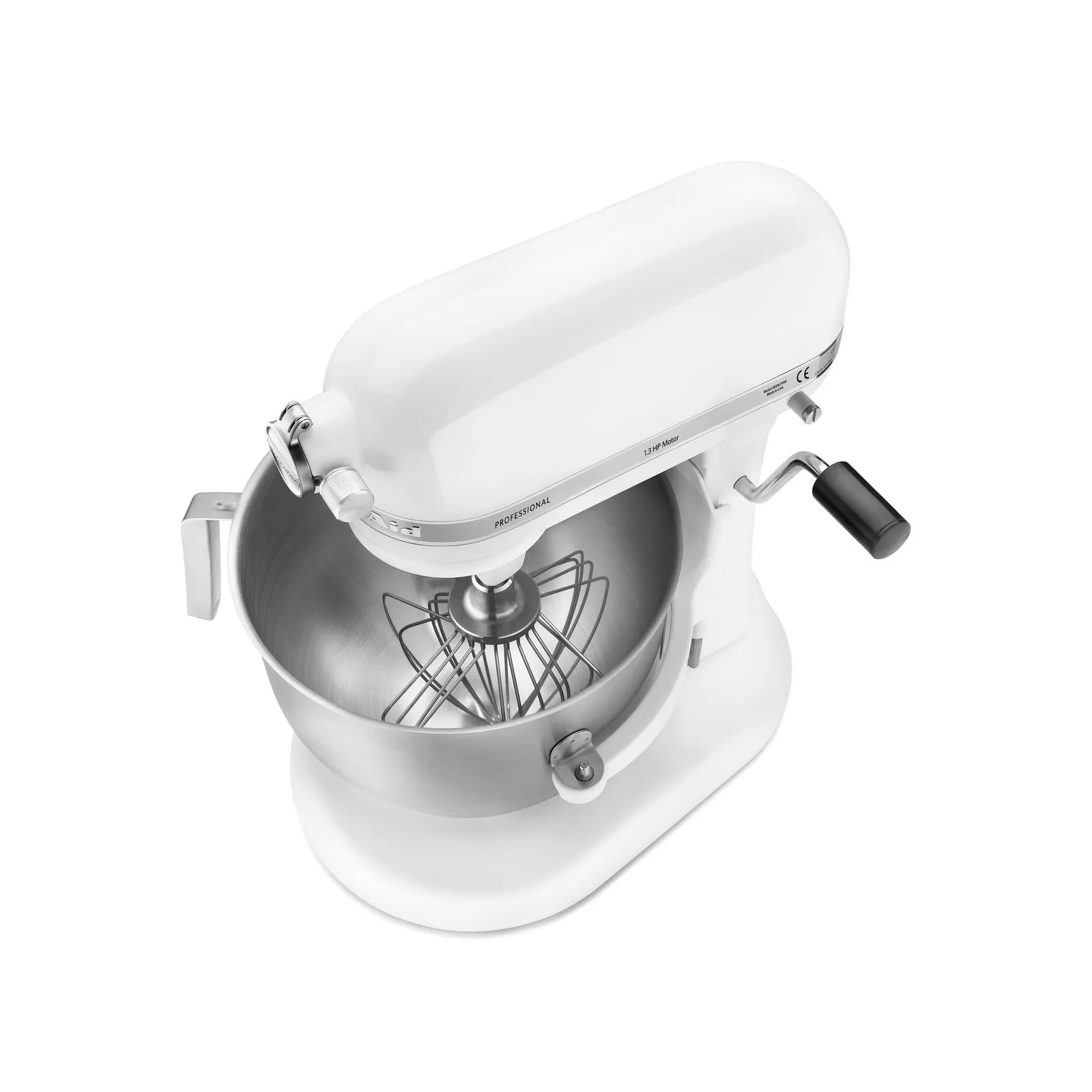 Bartscher A1500510 KitchenAid 5KSM7990XEWH weiß Ansicht Komplett Schneebesen