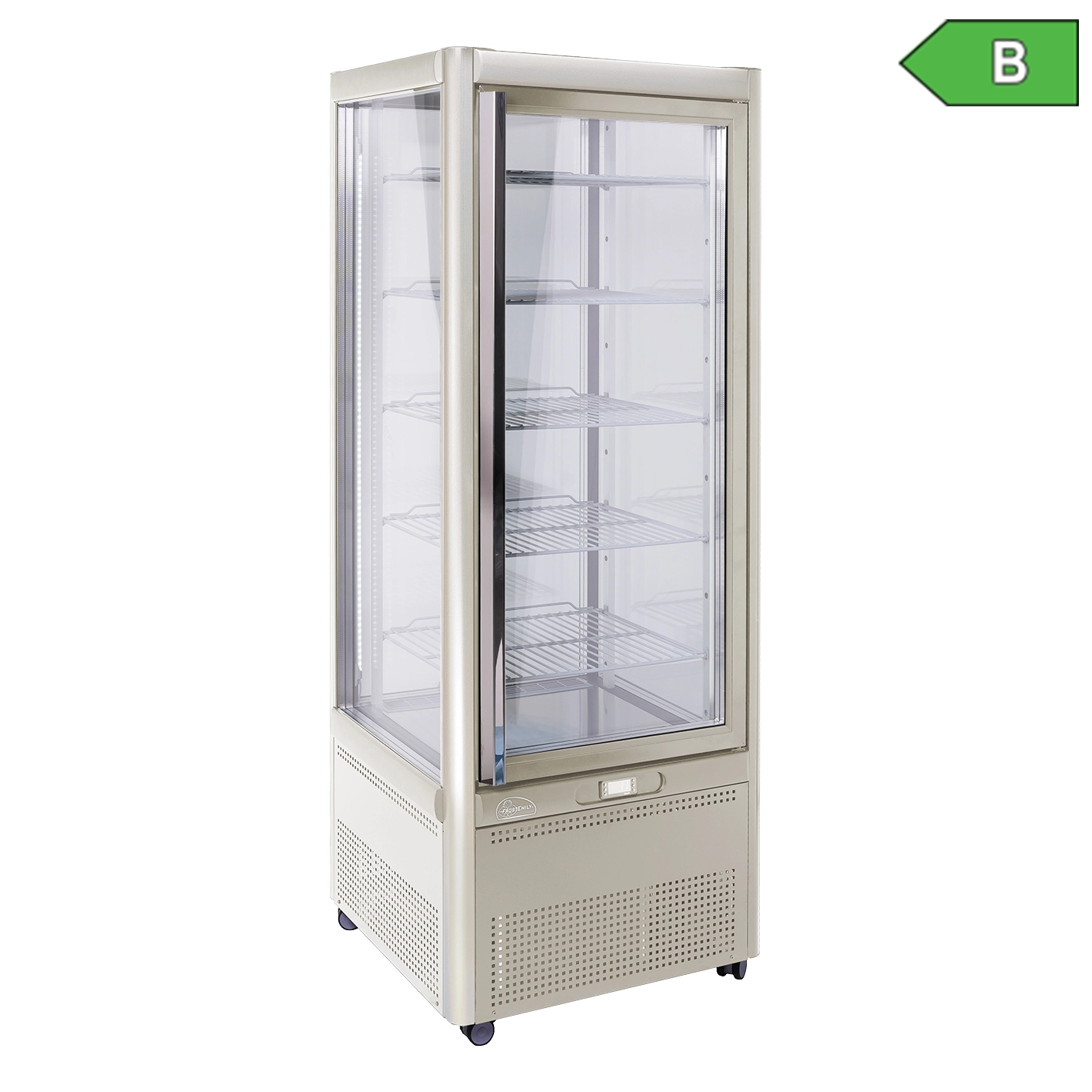 KBS 23201431 Panoramavitrine Prisma 401 TNV-PF Silber Energielabel KBS 23201431 Panoramavitrine Prisma 401 TNV-PF Silber Energielabel