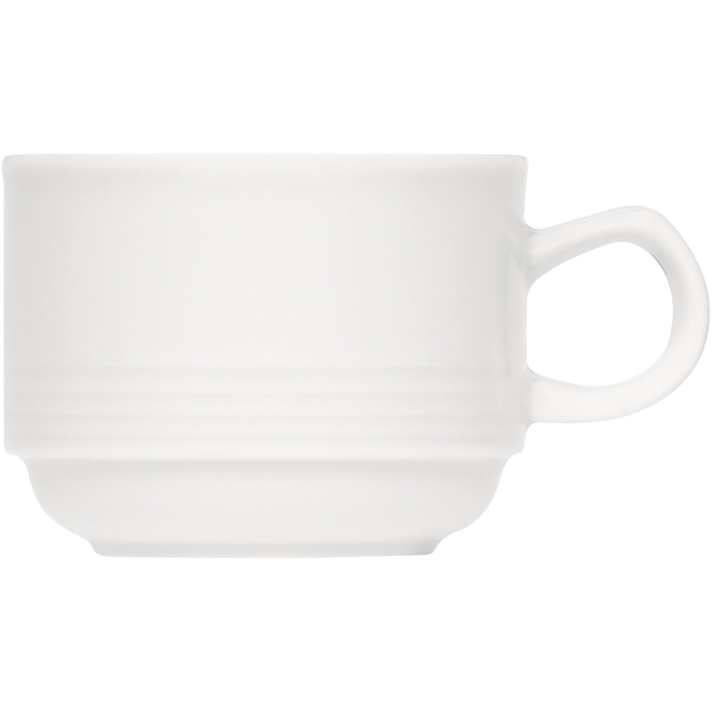 Bauscher Dialog Obertasse Relief stapelbar 0.18 l