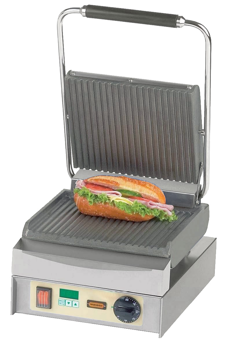 Neumärker Kontaktgrill  Panini Master oben + unten geriffelt