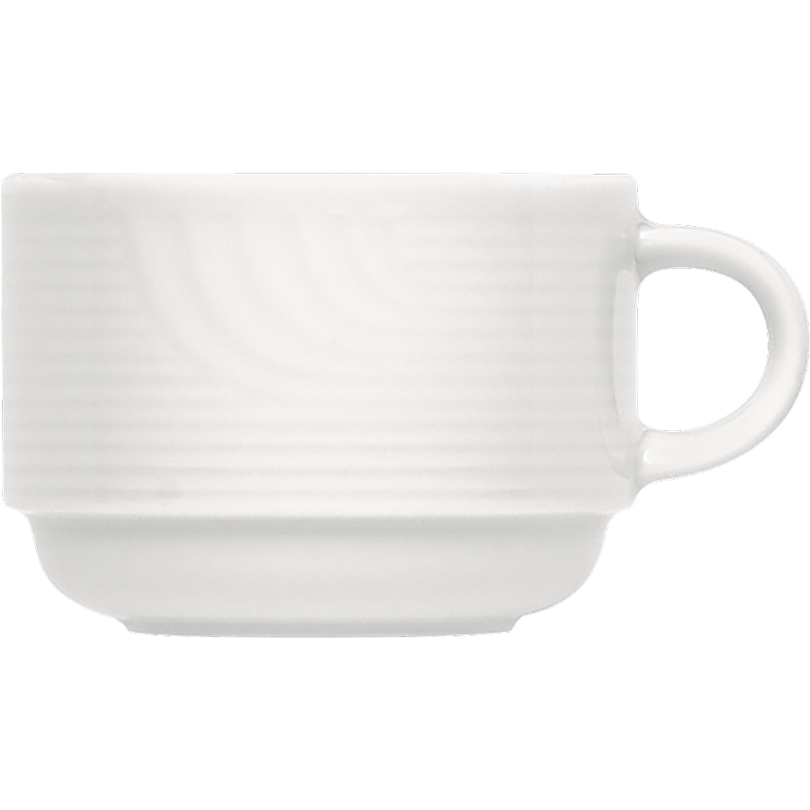 Bauscher Carat Obertasse Relief stapelbar 0.18 l