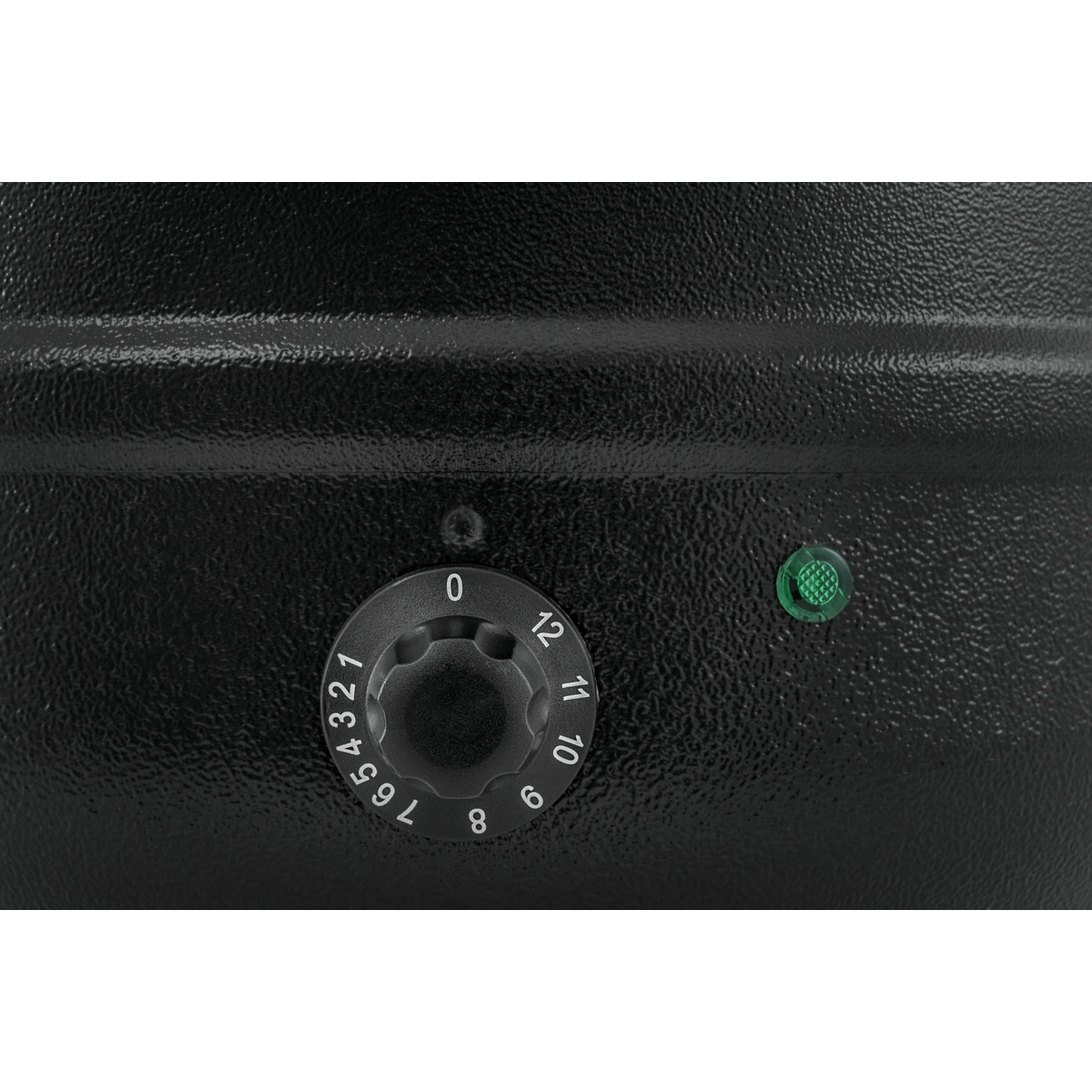 Bartscher Suppentopf schwarz mit Edelstahlfarbenem Deckel, Bedienknauf, 100061 Bartscher 100061 Suppentopf Bedieneinheit