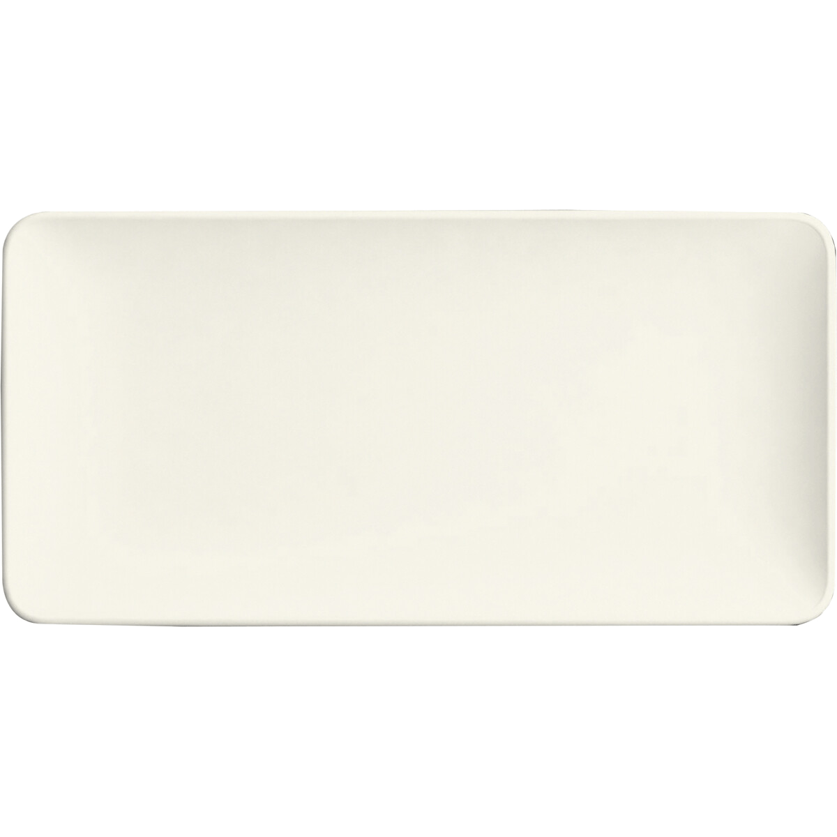 Bauscher Purity Square Platte rechteckig coup 18 x 9 cm