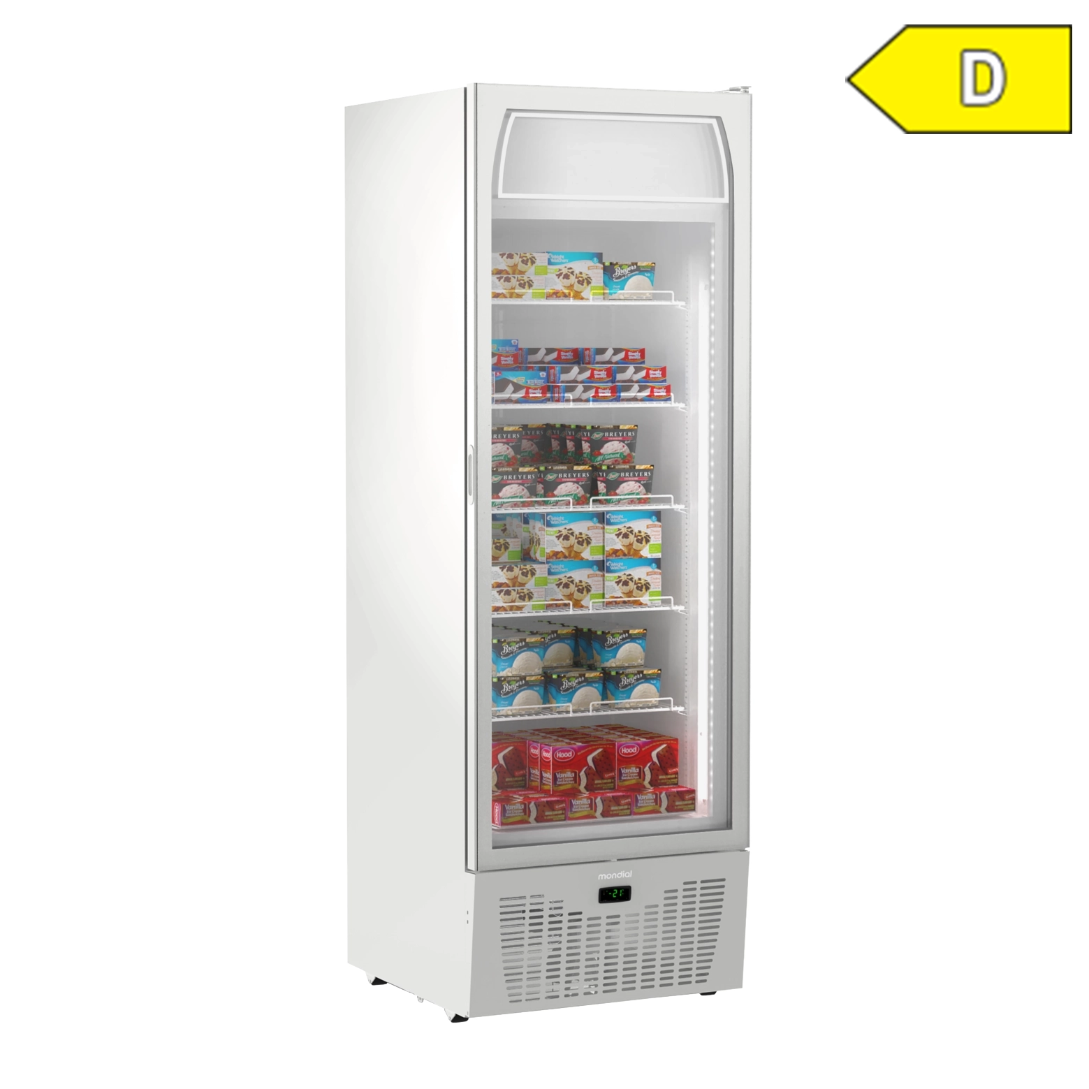 KBS Glastür-Tiefkühlschrank TK 402 GDU 