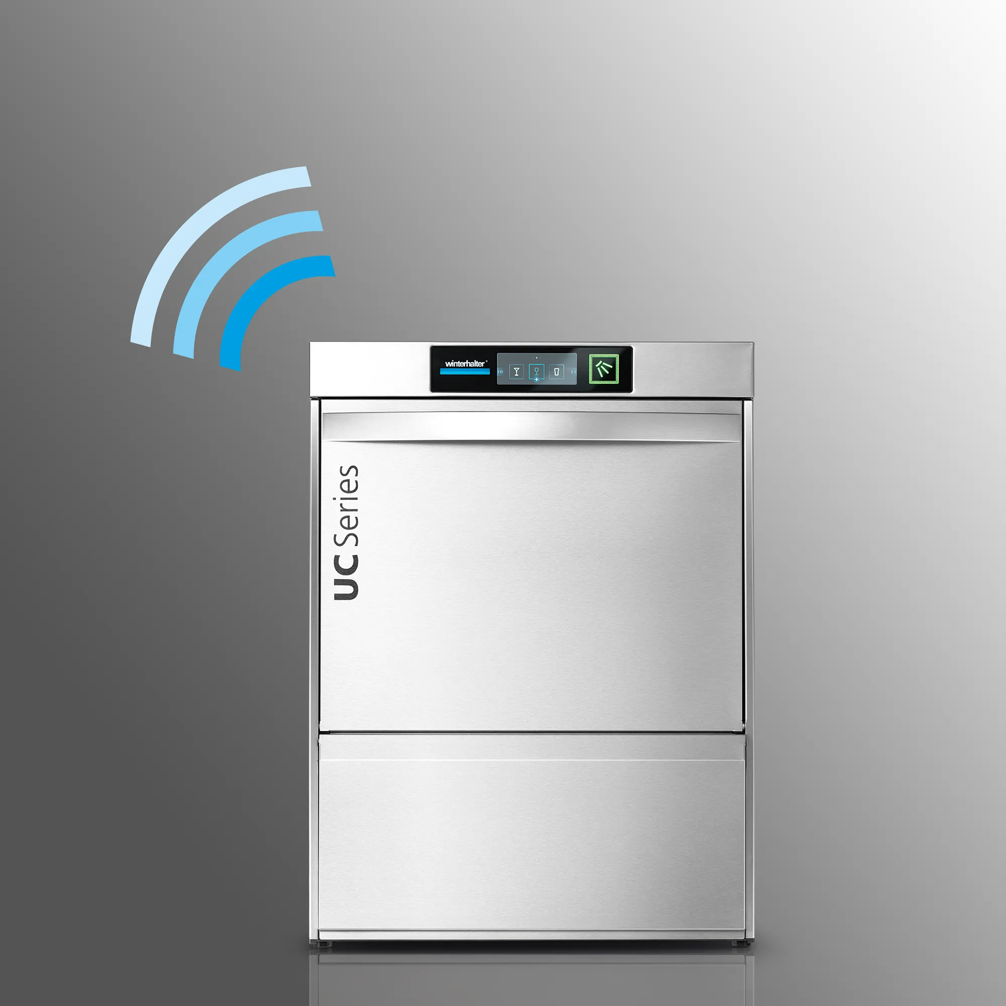 Winterhalter UC Connected-Wash, Spülmaschine, Kompaktgerät, USeries, Edelstahl, Smart-Panel