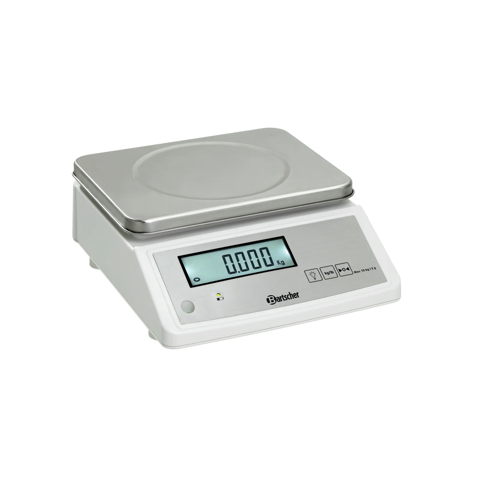 Bartscher A300118 Waage Ansicht Komplett angeschaltet