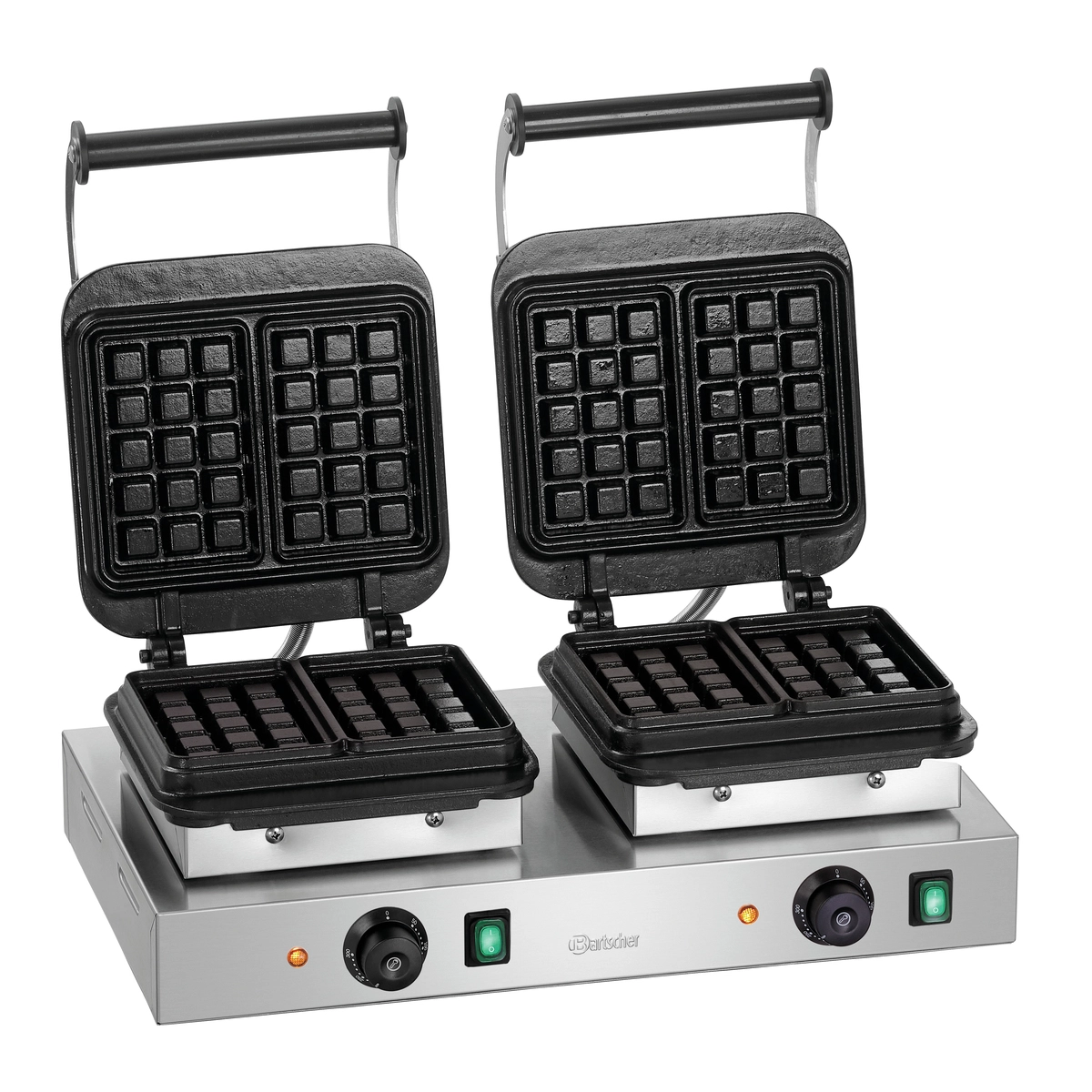 Bartscher 370193 Waffeleisen doppelt Ansicht 3   Bartscher 370193 Waffeleisen doppelt Ansicht 3