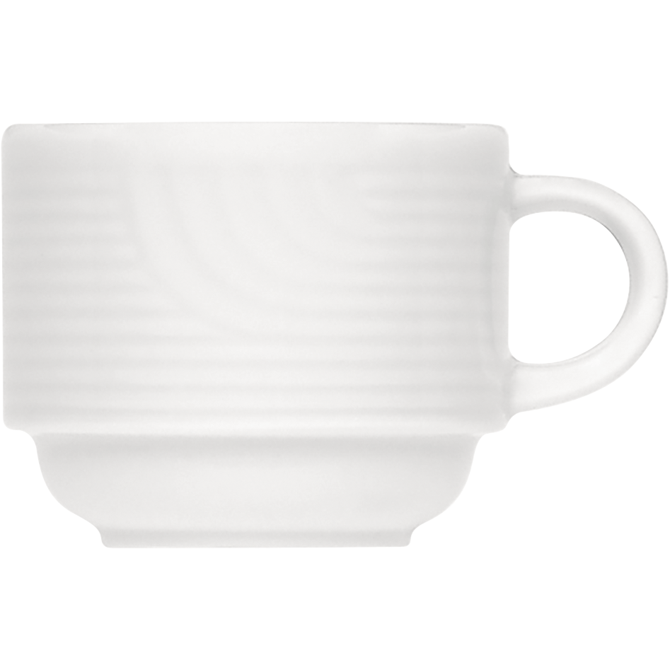 Bauscher Carat Espressotasse Relief stapelbar 0.09 l