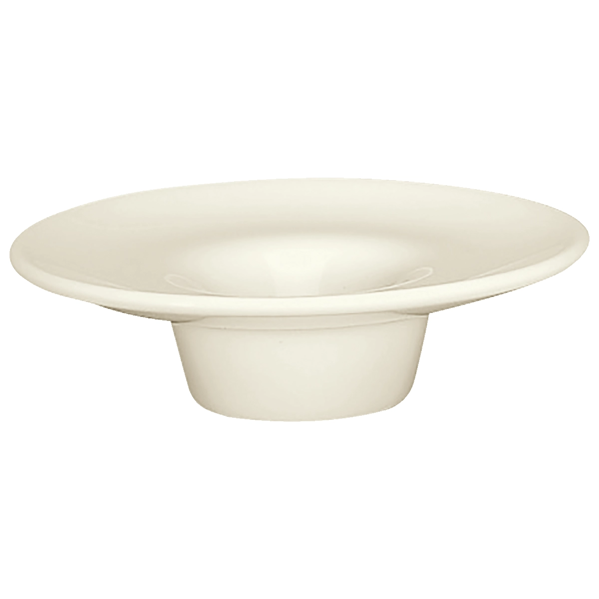 Bauscher 6994004 Eierbecher mit Ablage , Schale, Servierplatte, Porzellan, cremefarben, rund