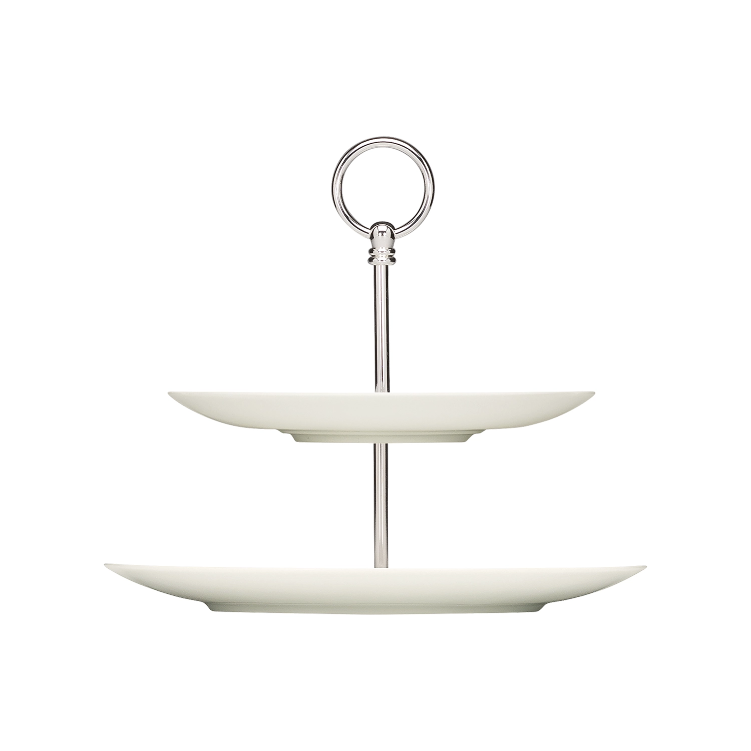 Bauscher Purity Etagere 2fach Teller rund coup 6697305 seitlich Bauscher Purity Etagere 2fach Teller rund coup 6697305 seitlich