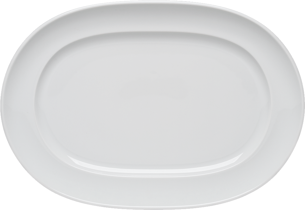 Bauscher 6192036 Platte oval Fahne, Porzellan, Töpferei, Gericht, Mahlzeit, Teller