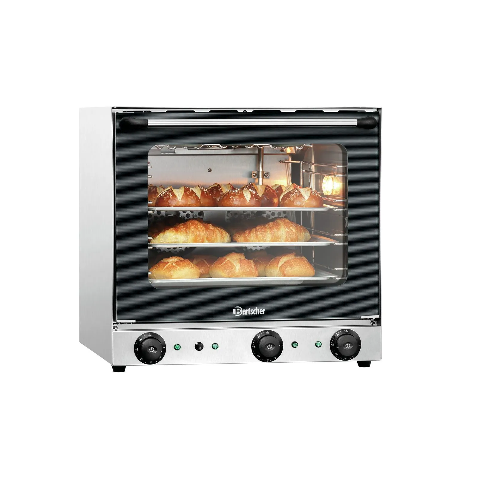 Bartscher A120788 Heißluftofen AT120 geschlossen mit Essen