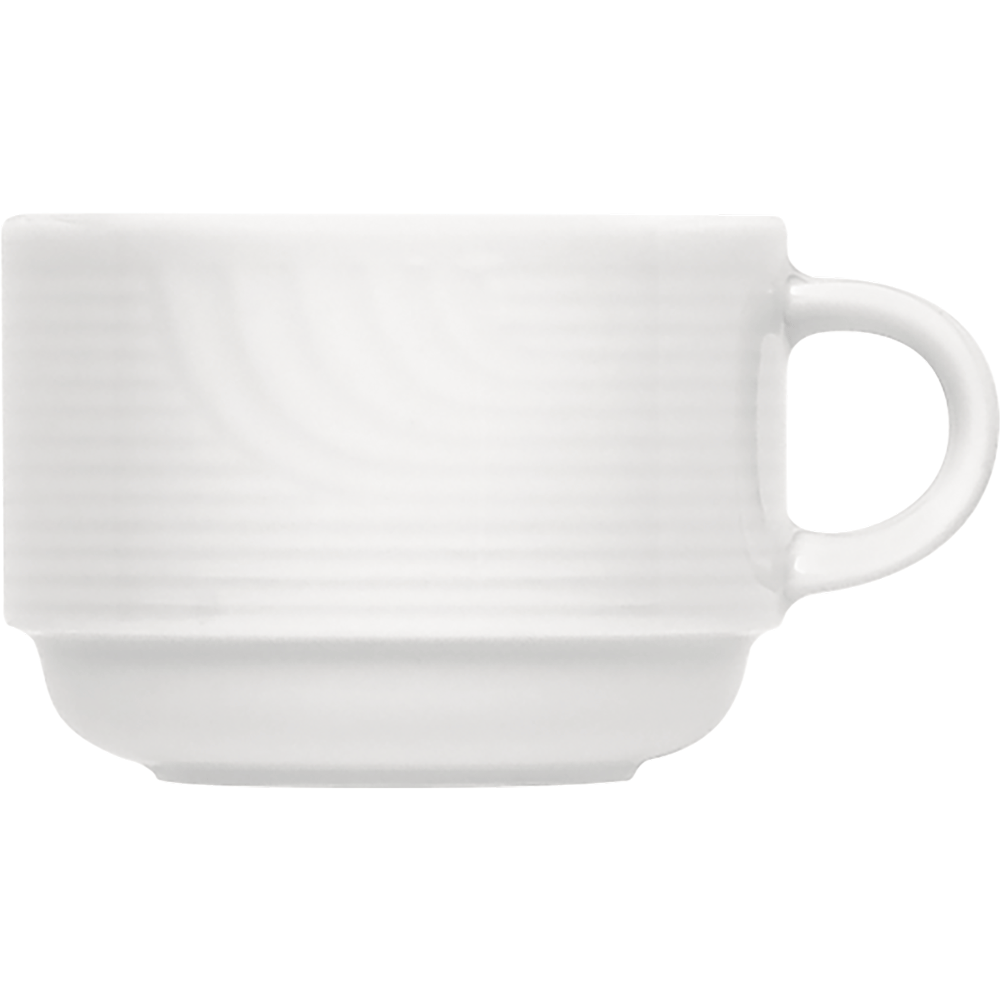 Bauscher Carat Obertasse Relief stapelbar 0.28 l