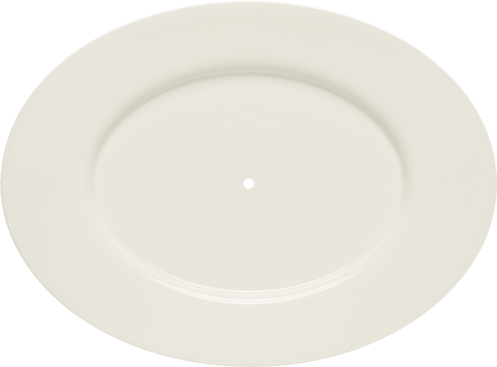 Bauscher Purity Etagerenplatte oval Fahne 24 cm