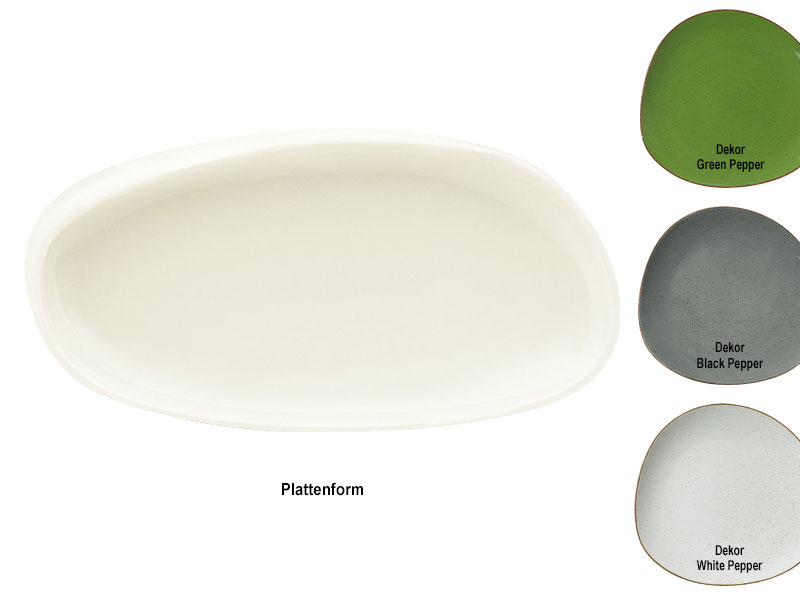 Schönwald Pepper Platte Oval Coup 26 cm