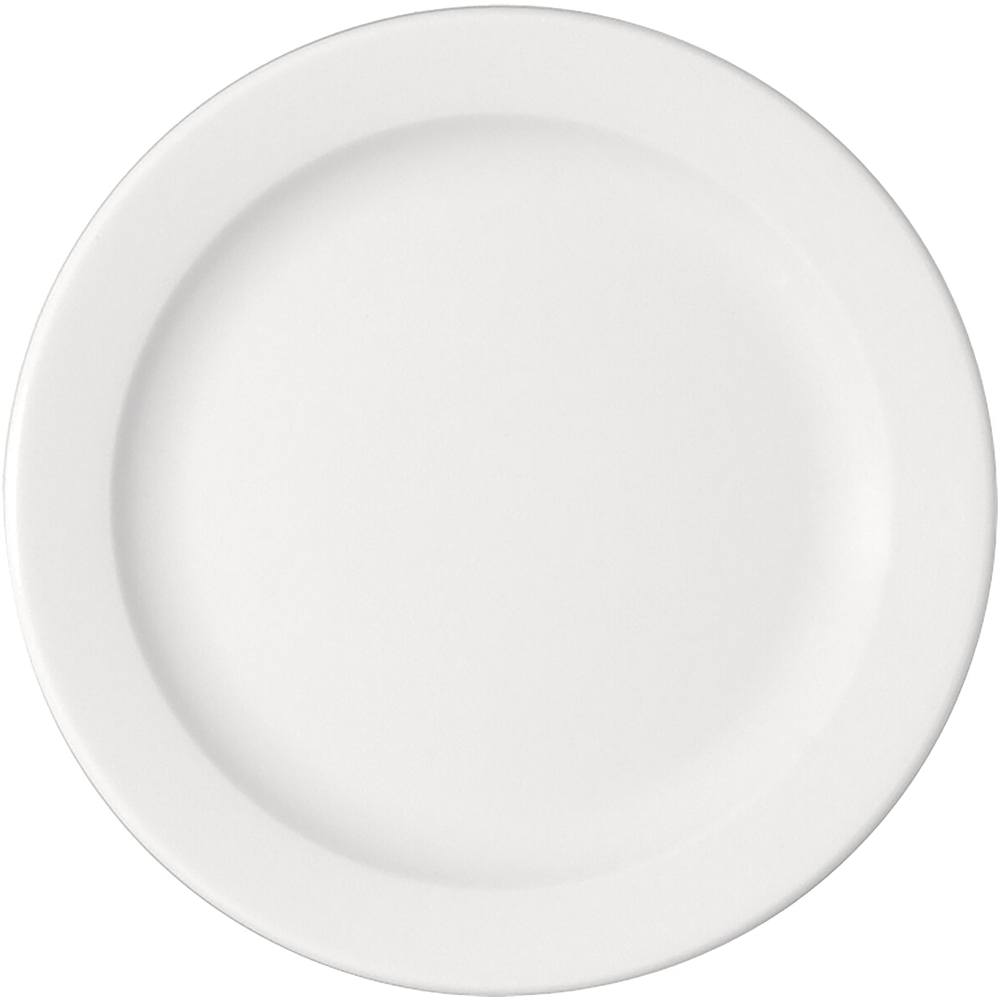 Bauscher 6110019 Teller flach rund Fahne, Porzellan, Töpferei, Mahlzeit, Teller, Servierplatte