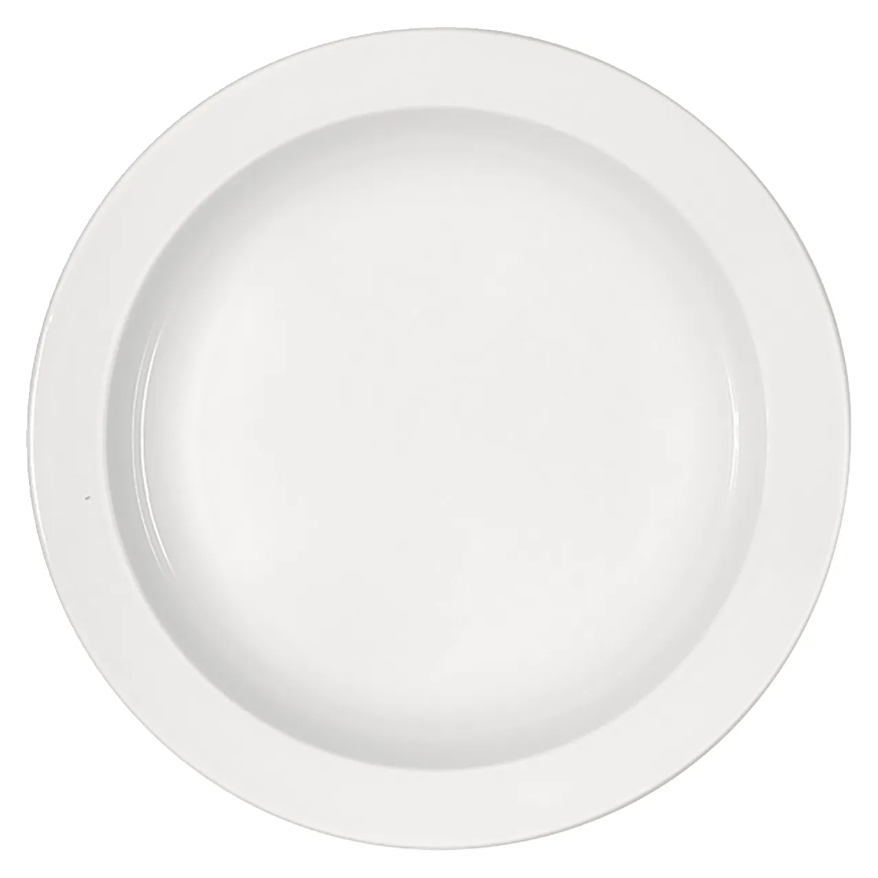 Bauscher B1100 Teller tief rund Fahne Draufsicht 6110122