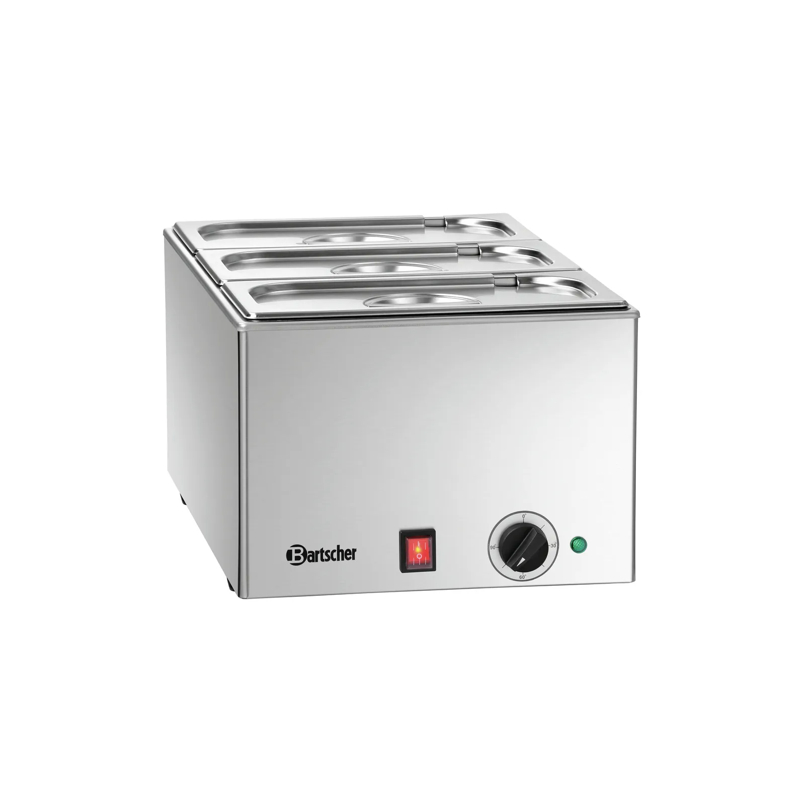 Bartscher 200233 Bain Marie 313-150 Ansicht Komplett, abgedeckt