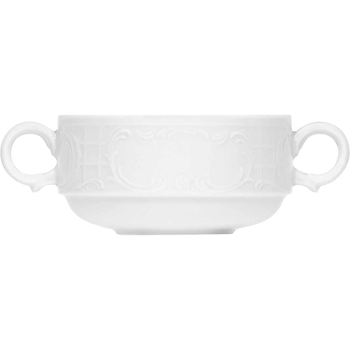 Bauscher Mozart Suppenobertasse Relief stapelbar 0.28 l