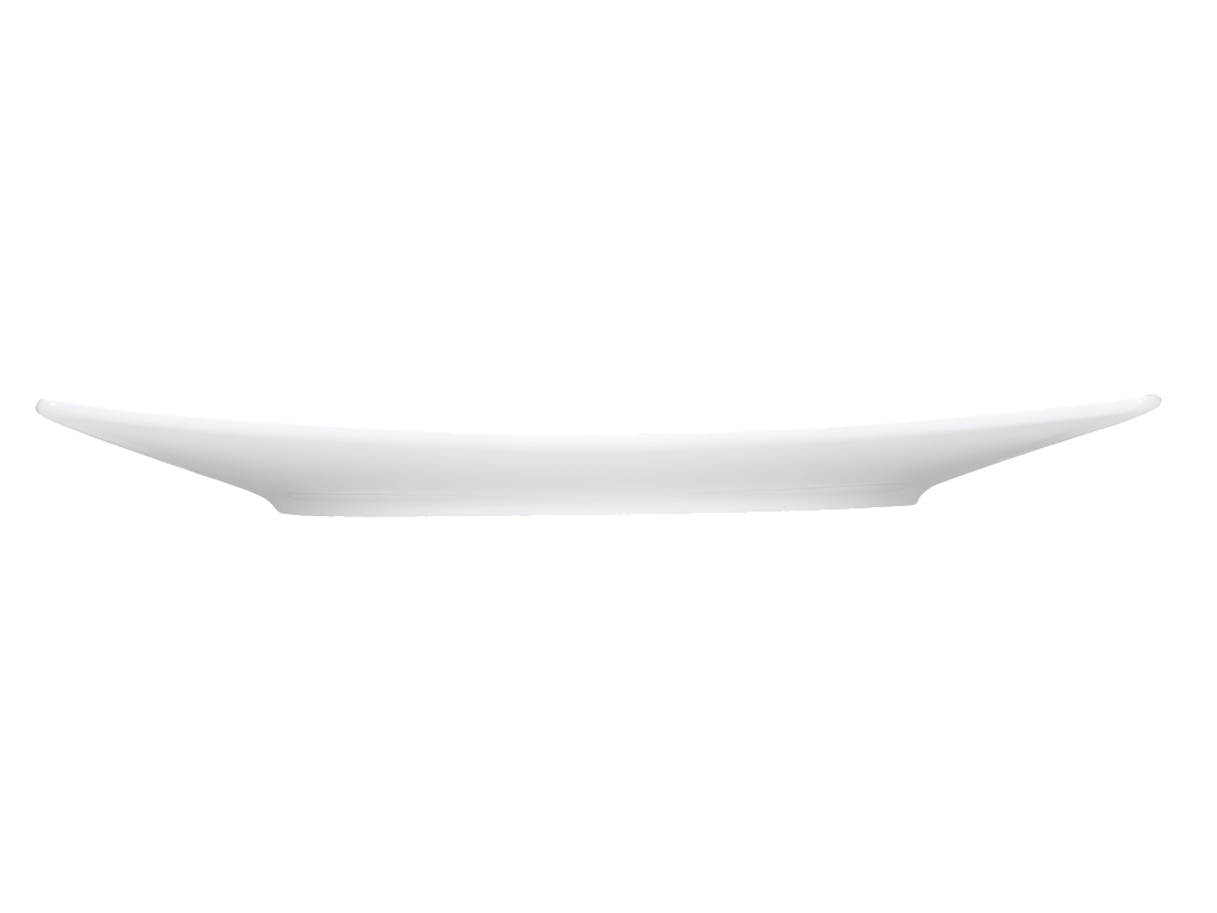 Bauscher 6090380 Teller quadratisch seitlich, Besteck, Schwert, Waffe, Schale, Servierplatte