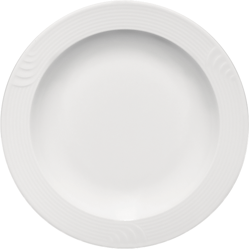 Bauscher Carat Teller halbtief Fahne Relief 20 cm