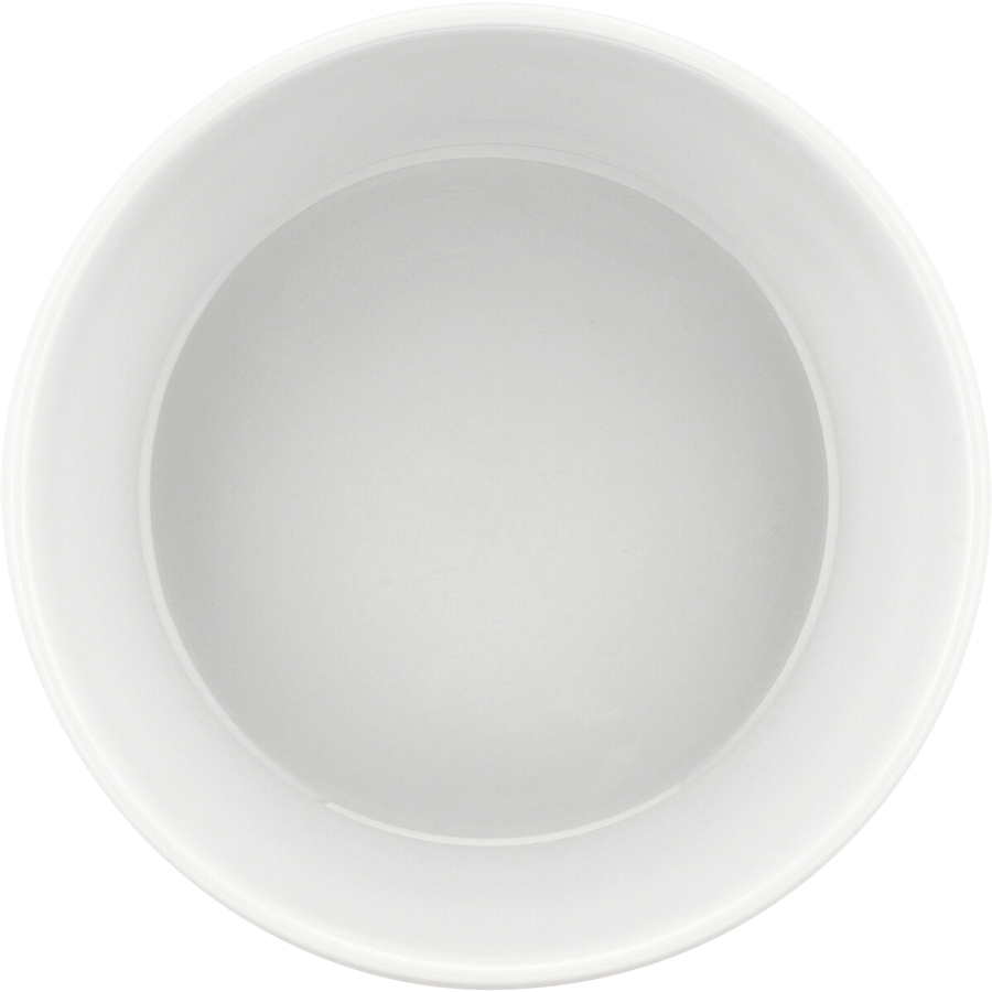 Bauscher 6788615 Backform rund Draufsicht, Porzellan, Töpferei, Suppenschüssel, Teller, Mahlzeit