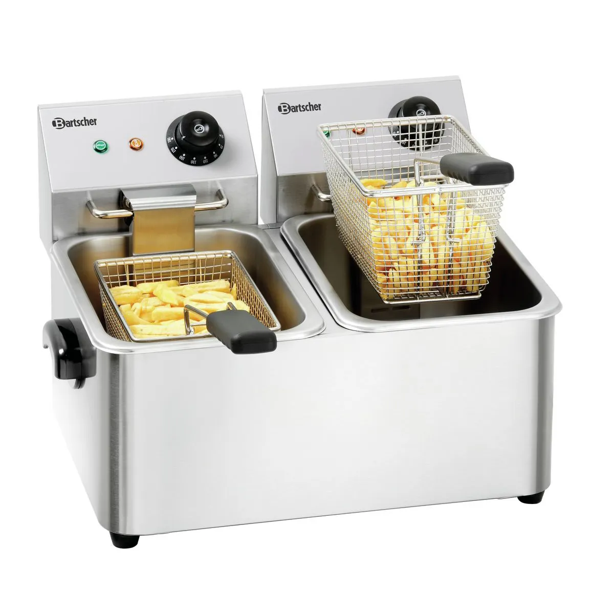 Bartscher A162412E Doppelfritteuse mit Pommes Bartscher A162412E Doppelfritteuse mit Pommes