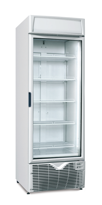 KBS Glastürtiefkühlschrank TK 401 GDU (mit höhenverstellbaren Rosten)