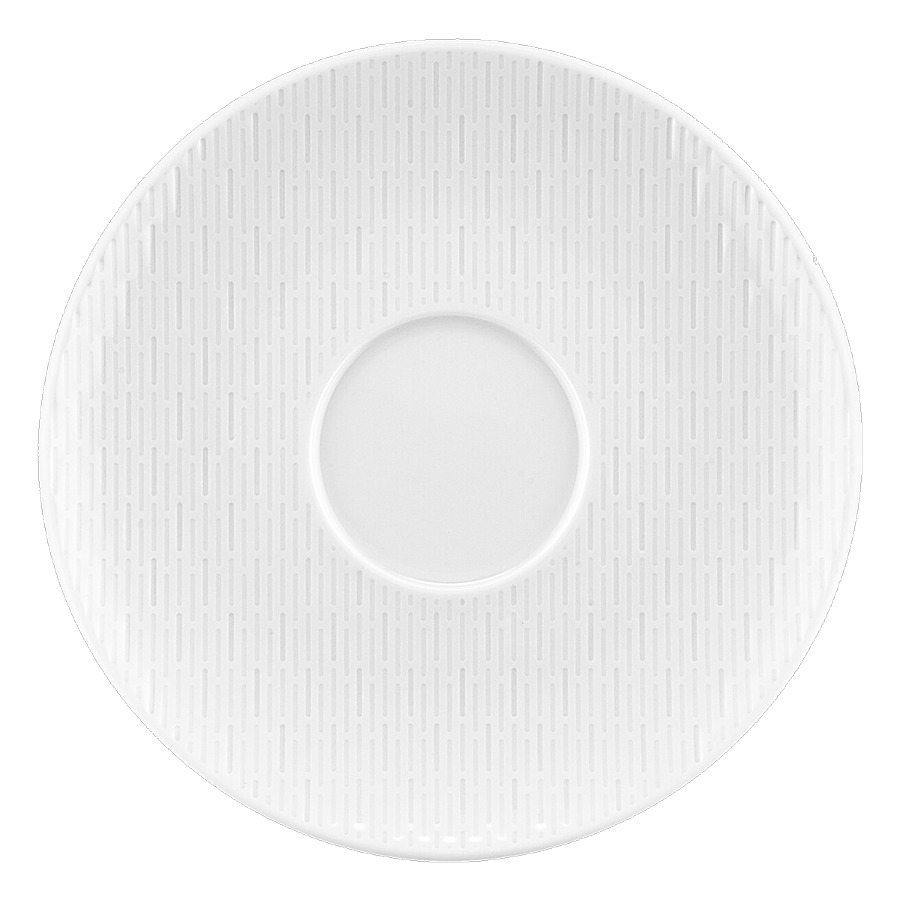 Bauscher Scope Untertasse rund Struktur 19 cm