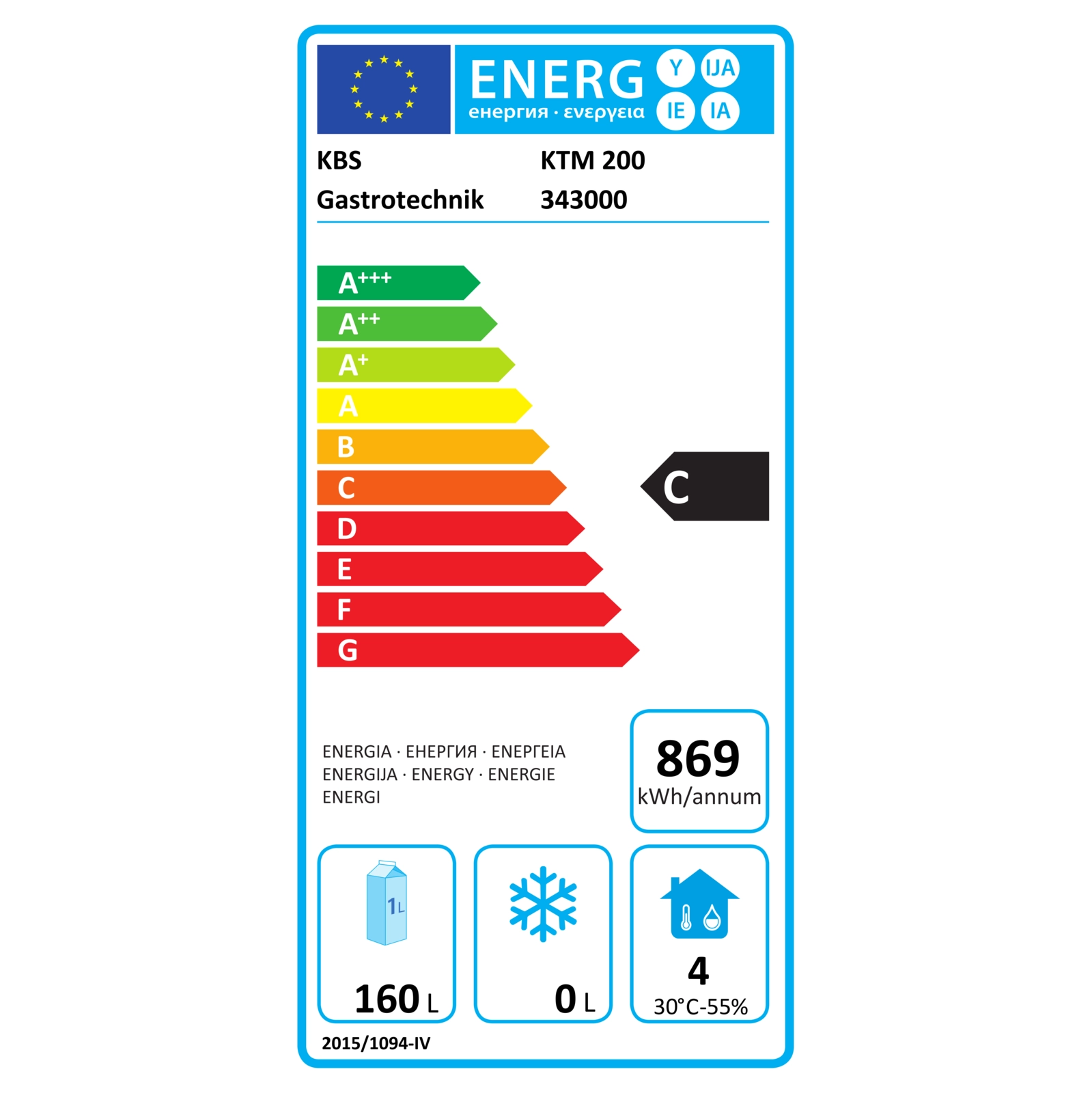 KBS 343000 energielabel    KBS 343000 energielabel