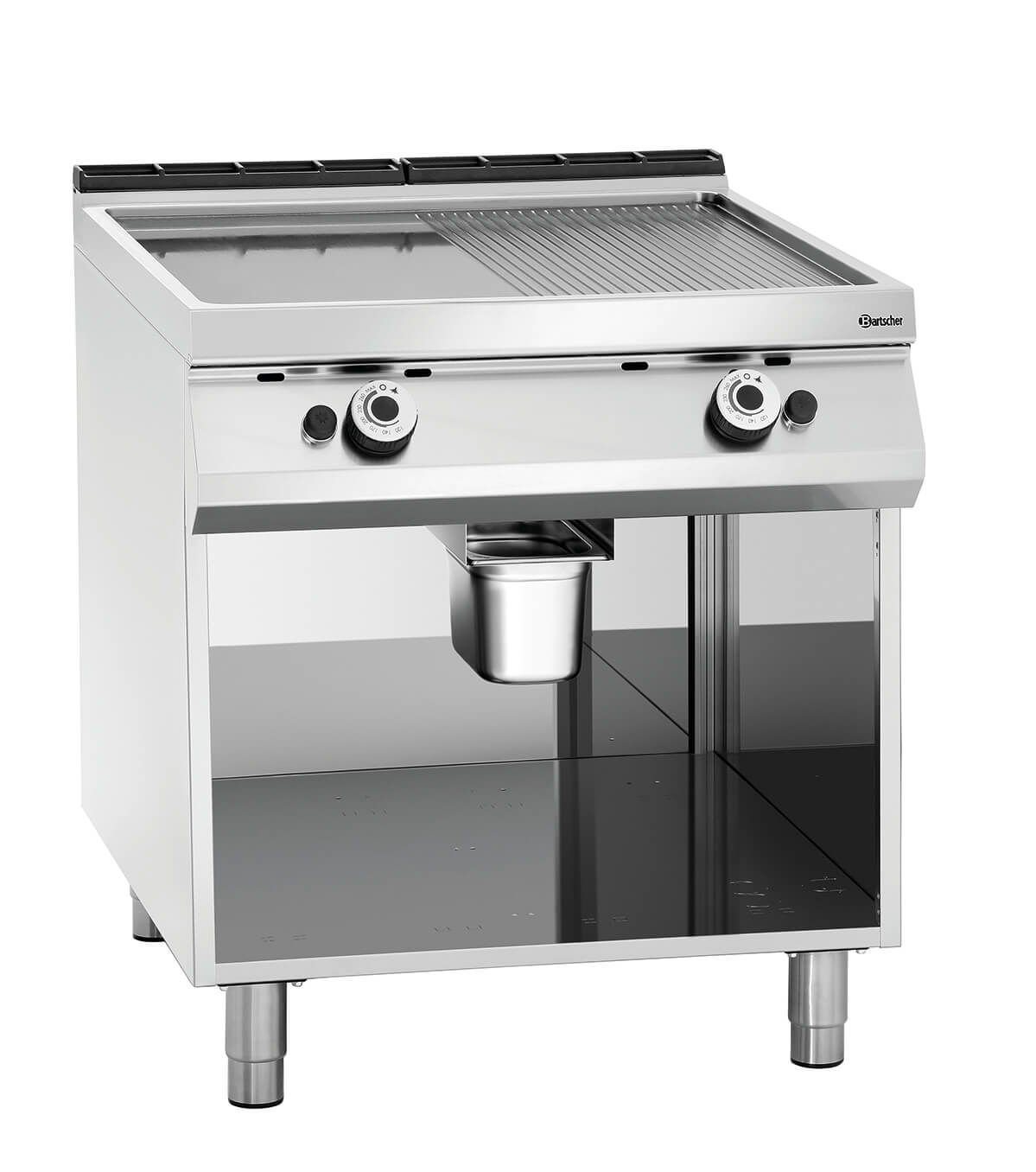 Bartscher 2955061 Gas-Griddleplatte 1/2 + 1/2 OU Bartscher 2955061 Gas-Griddleplatte 1/2 + 1/2 OU