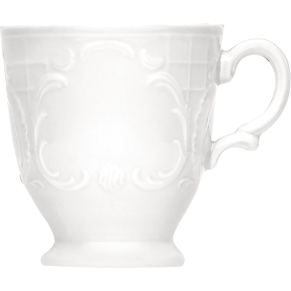 Bauscher Mozart Obertasse hoch Relief 0.18 l