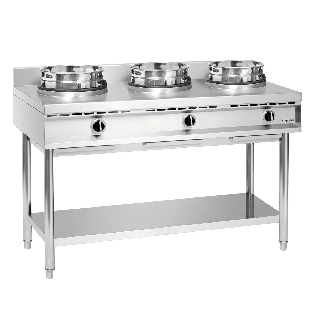 Bartscher Wok-Herd, 3 Brenner
