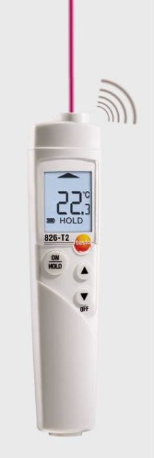 Testo 826-T2 Infrarot-Thermometer mit Topsafe