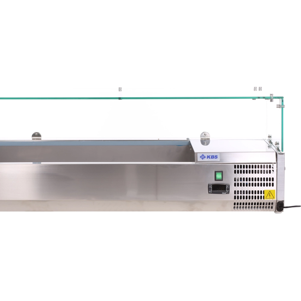 KBS 340120 Kuehlaufsatz RX1200 Glasaufbau Ansicht 6  KBS 340120 Kuehlaufsatz RX1200 Glasaufbau Ansicht 6