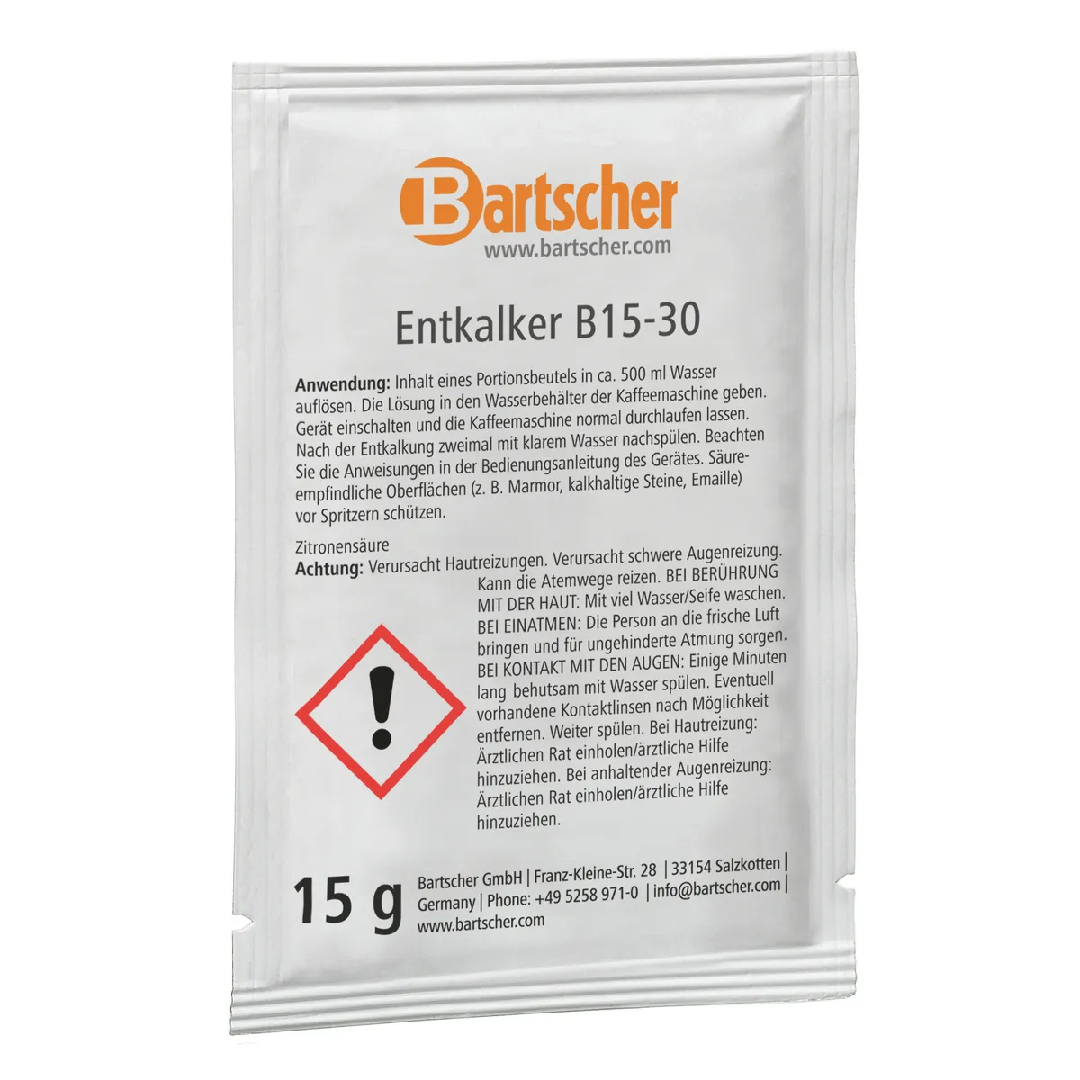 Bartscher 190065 Entkalker