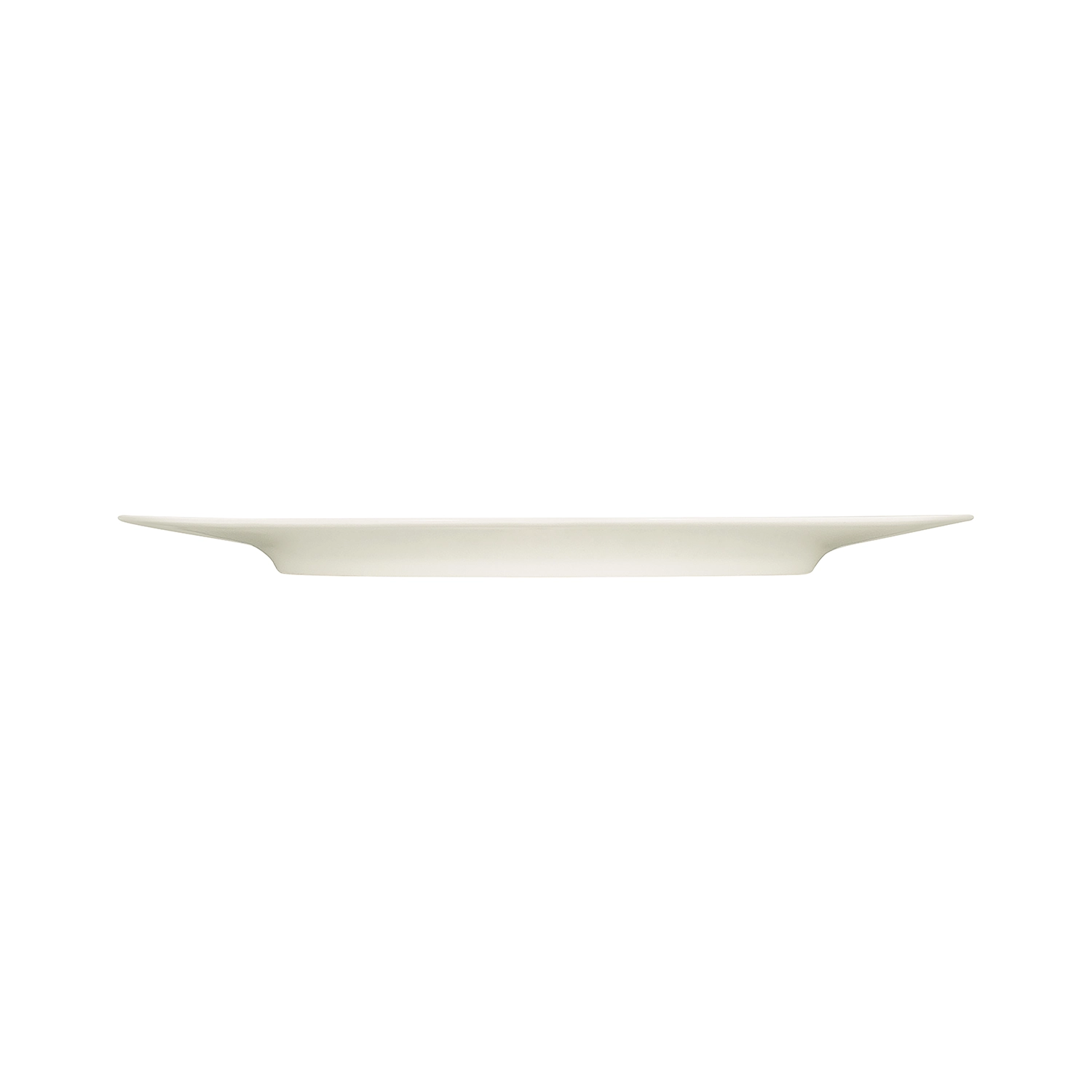 Bauscher Purity Teller flach rund Fahne 669003262 seitlich