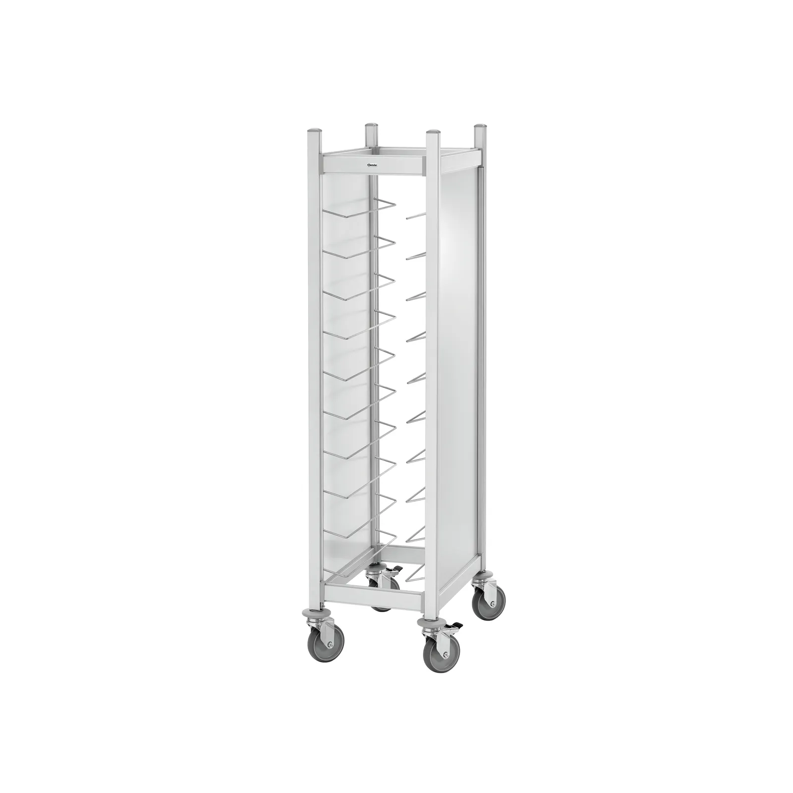 Bartscher 300149 Tablettwagen AT1000-GN Ansicht Komplett, trolley, cabinet, rack, roller, stainless