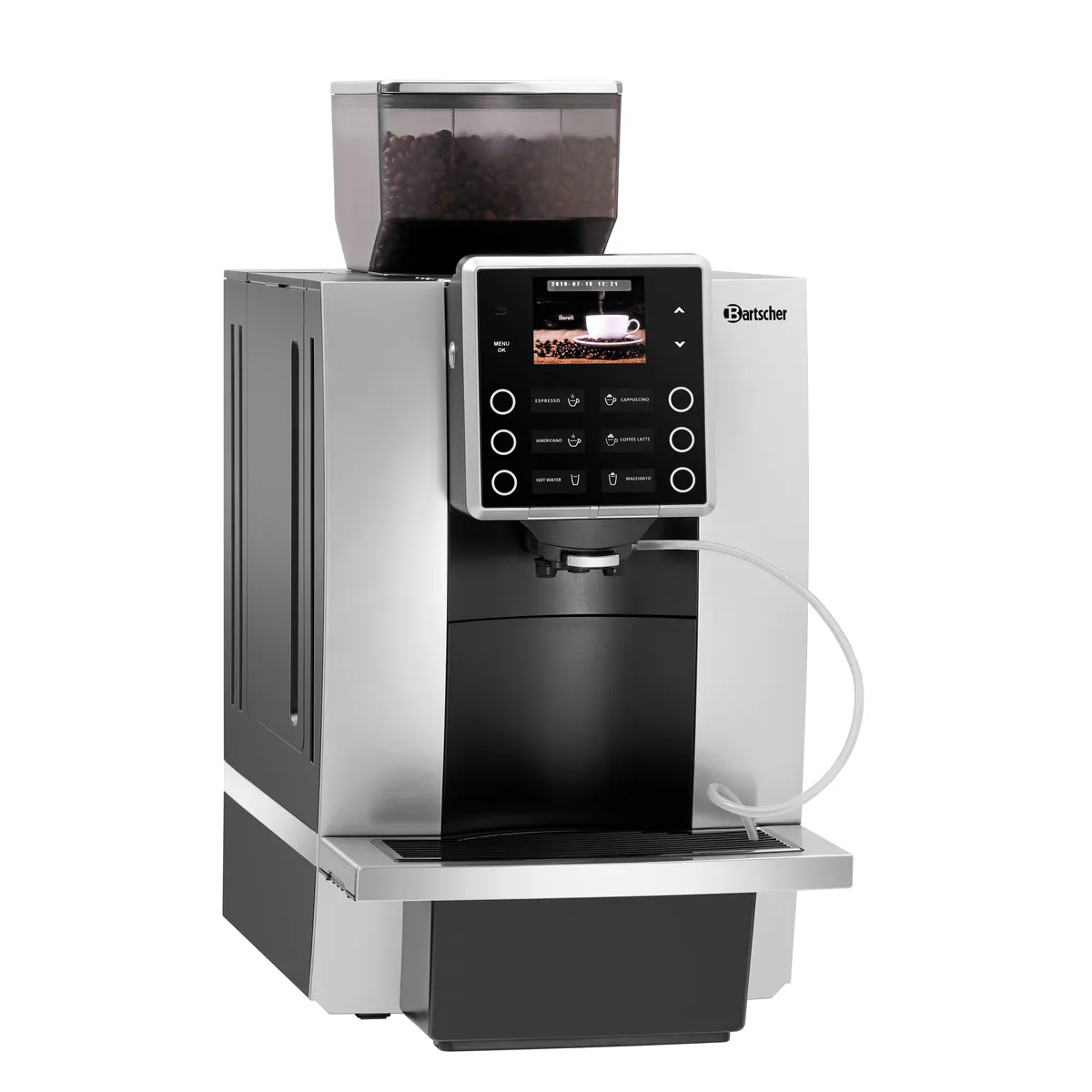 Bartscher 190052 Kaffeevollautomat seitlich Bartscher 190052 Kaffeevollautomat seitlich