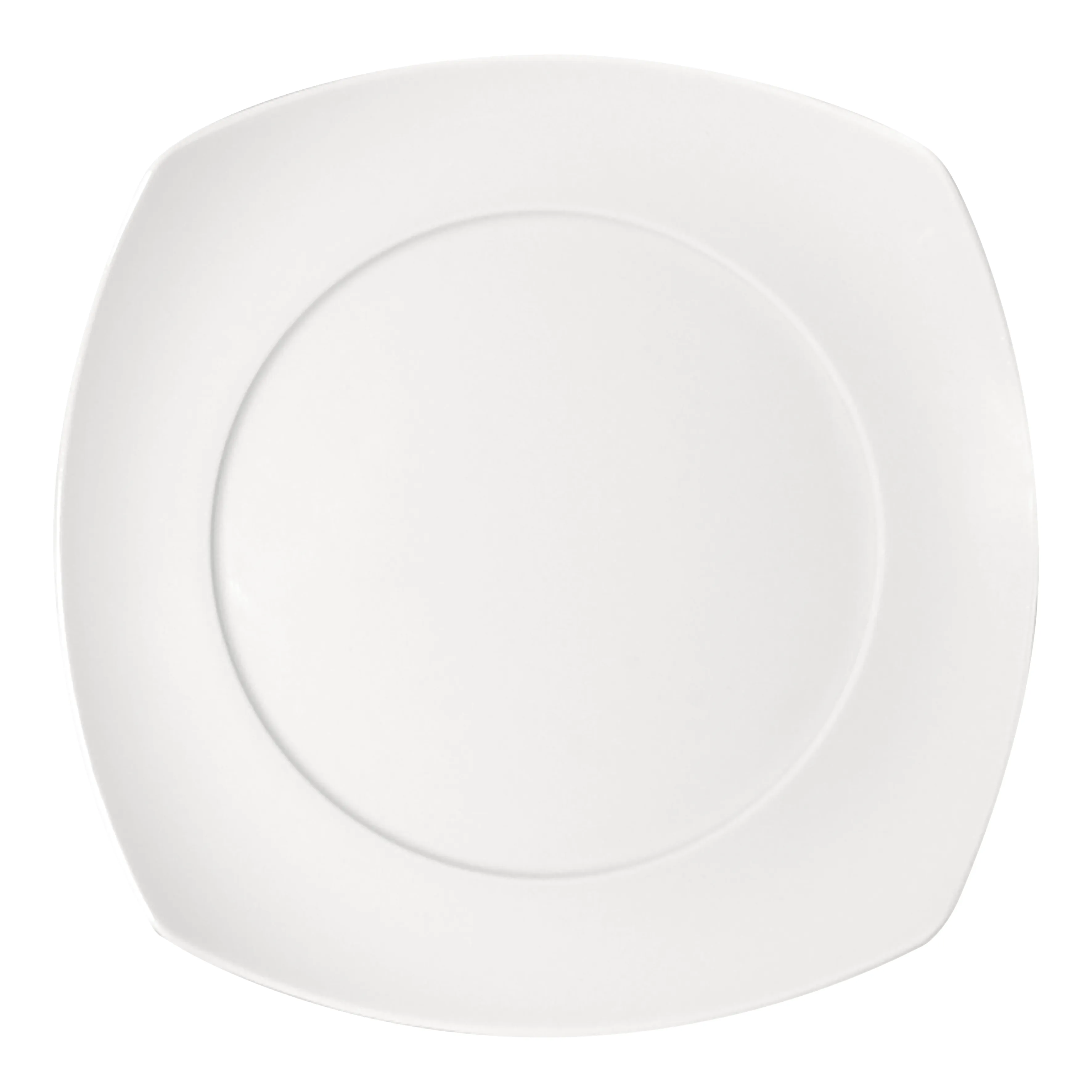 Bauscher Options Teller flach viereckig Fahne Draufsicht 6717227