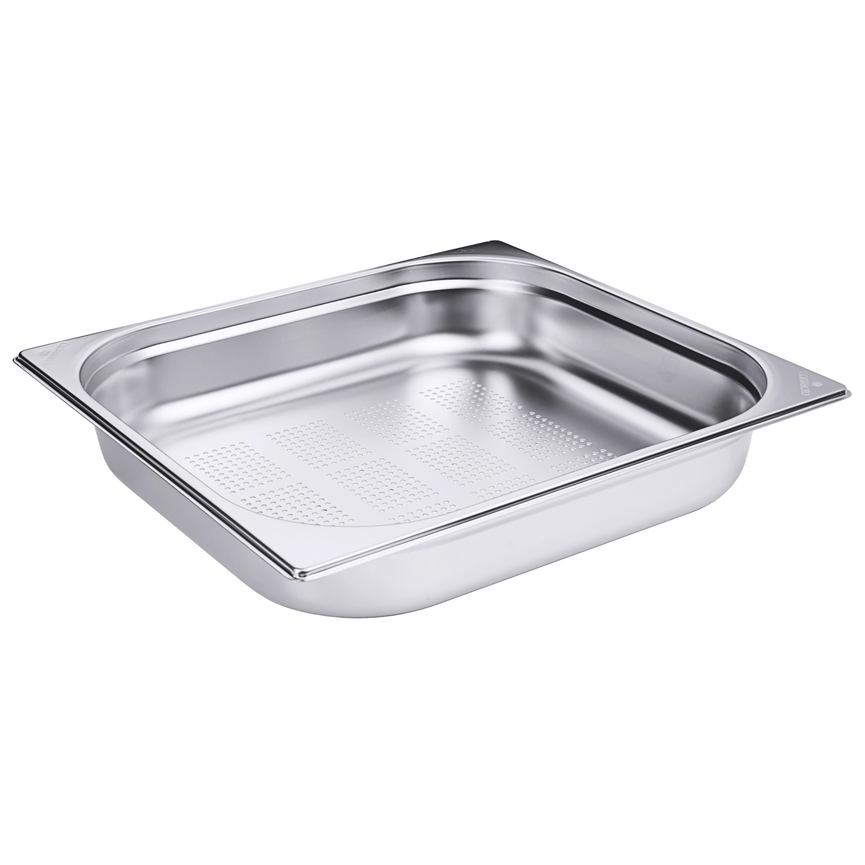 Contacto GN Behaelter gelocht 7323 065   Contacto Edelstahl GN-Behälter gelocht GN 2/3 Tiefe 65 mm