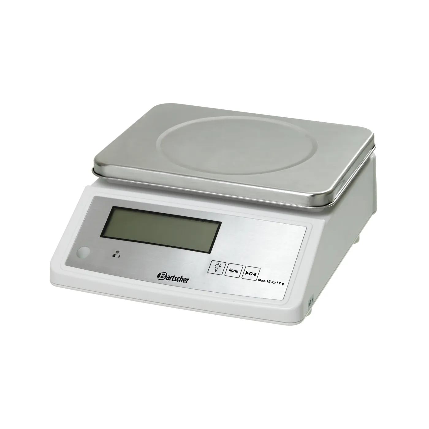 Bartscher A300118 Waage Ansicht Komplett ausgeschaltet gedreht