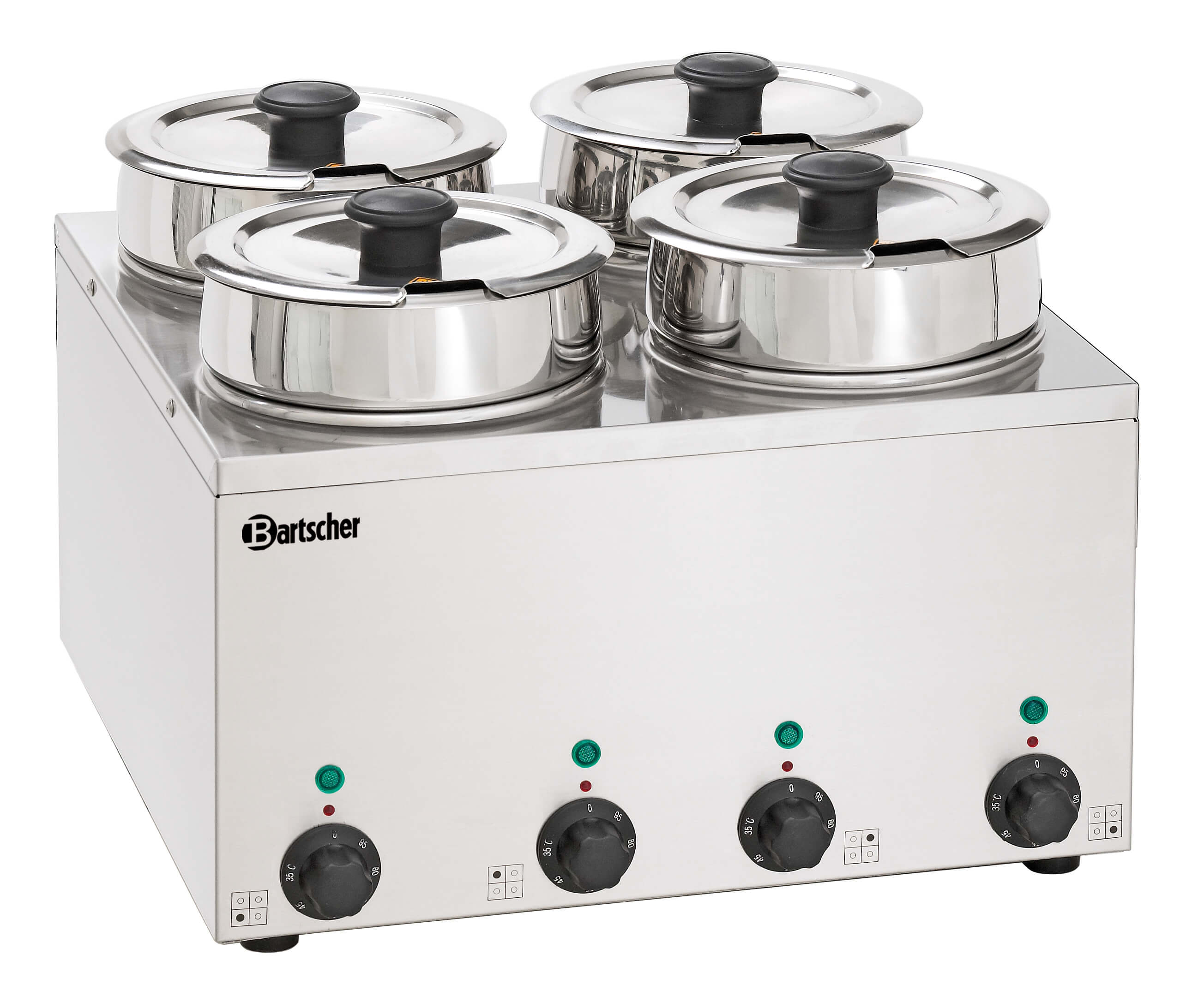 Bartscher Bain Marie Hotpot 4 Töpfe