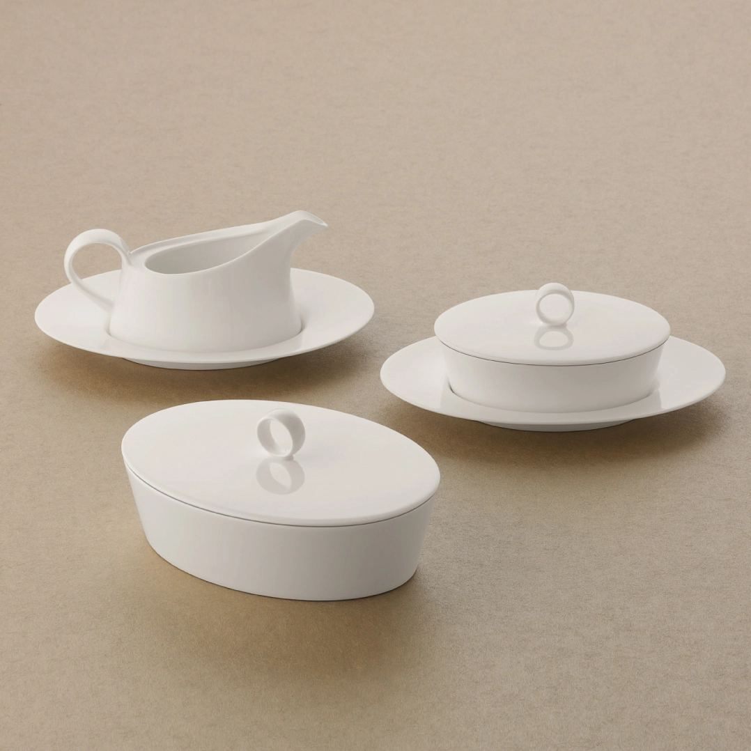 Bauscher, Purity, Präsentation von Geschirrteilen