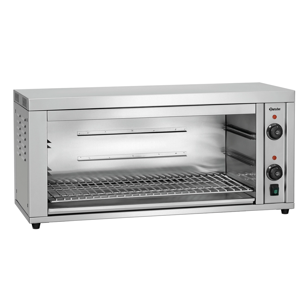 Bartscher 100532 Salamander 3   Bartscher 100532 Salamander leer mit einem Rost